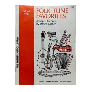 Folk Tune Favorites book  paperback 1979 english  Kjos West 32pgs Neil Kjos READ